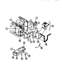 Internal Controls-Upper parts for Jenn-Air Electric Wall Oven WM2750B/M167B from AppliancePartsPros.com