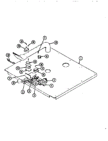 Internal Controls-Lower parts for Jenn-Air Electric Wall Oven WM2750B/M167B from AppliancePartsPros.com