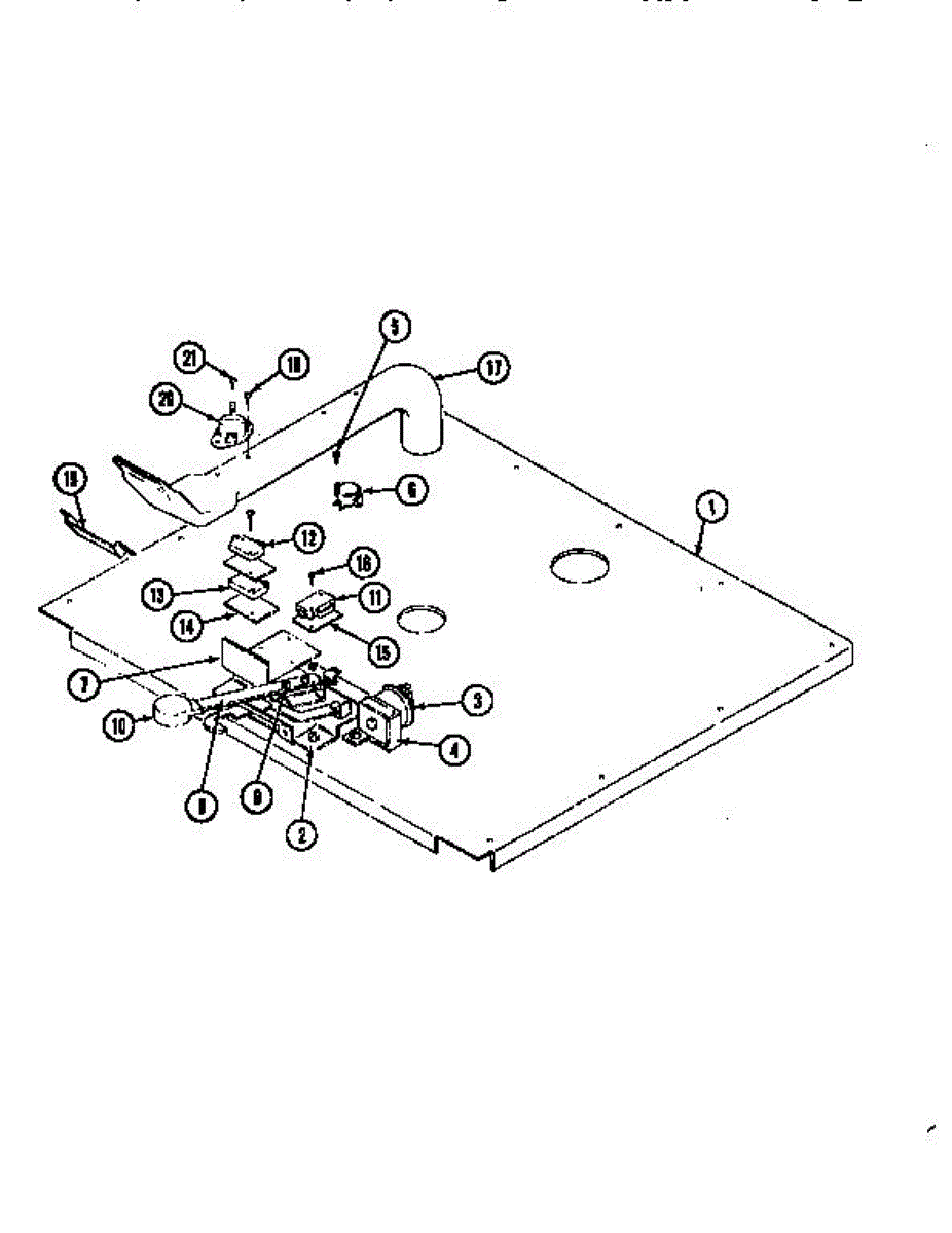 Parts for Jenn-Air WM2750W/M167W: Internal Controls-Lower Parts ...