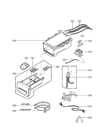 Dispenser Parts parts for Lg Washer WM3001HPA from AppliancePartsPros.com