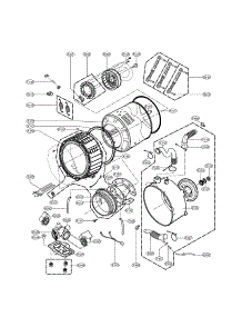 Drum & Tub parts for Lg Washer WM3001HWA from AppliancePartsPros.com