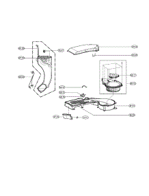 Dryer parts for Lg Washer WM3431HW/00 from AppliancePartsPros.com