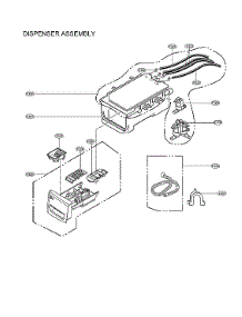 Dispenser Assy parts for Lg Washer WM3600HVA/00 from AppliancePartsPros.com