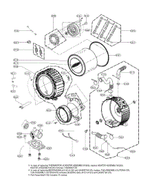 Tub Parts parts for Lg Washer WM3670HVA/00 from AppliancePartsPros.com