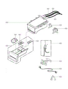 Dispenser Parts parts for Lg Washer WM3670HVA/00 from AppliancePartsPros.com