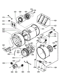 Drum / Tub Assy parts for Lg Washer WM3677HW from AppliancePartsPros.com
