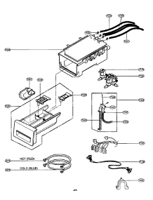 Dispenser Assy parts for Lg Washer WM3677HW from AppliancePartsPros.com
