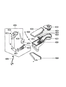 Dryer parts for Lg Washer WM3677HW from AppliancePartsPros.com