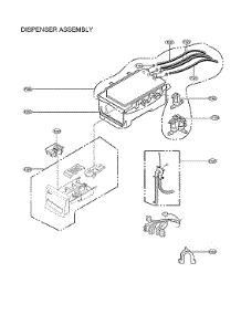 Dispenser Assy parts for Lg Washer WM3700HWA/02 from AppliancePartsPros.com