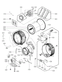 Drum And Tub Parts parts for Lg Washer WM3770HVA/00 from AppliancePartsPros.com