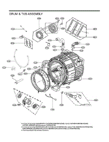 Drum / Tub Assy parts for Lg Washer WM3900HWA from AppliancePartsPros.com