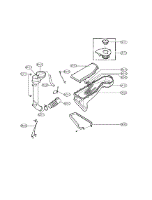 Dryer parts for Lg Washer WM3988HWA from AppliancePartsPros.com