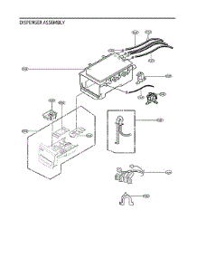 Dispenser Assy parts for Lg Washer WM3998HBA/00 from AppliancePartsPros.com