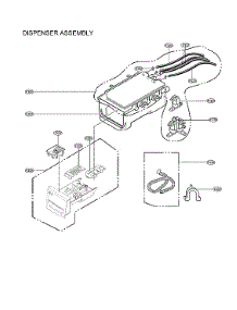 Dispenser Assy parts for Lg Washer WM4000HWA/00 from AppliancePartsPros.com