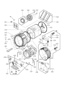 Drum And Tub Parts parts for Lg Washer WM4370HWA from AppliancePartsPros.com