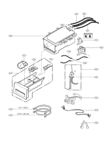 Dispenser Parts parts for Lg Washer WM4370HWA from AppliancePartsPros.com