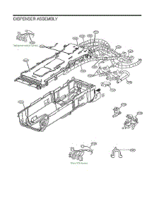 Dispenser Assy parts for Lg Washer WM4500HBA/00 from AppliancePartsPros.com