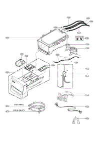 Dispenser Parts parts for Lg Washer WM8100HVA/00 from AppliancePartsPros.com