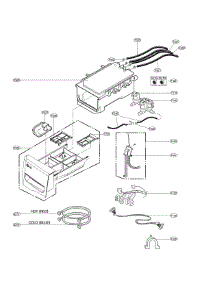 Dispenser Parts parts for Lg Washer WM8100HWA/00 from AppliancePartsPros.com