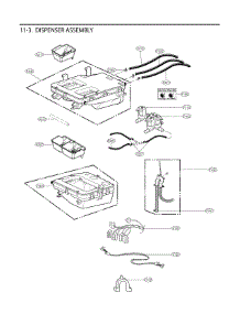 Dispenser Parts parts for Lg Washer WM9000HVA/00 from AppliancePartsPros.com