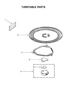 Turntable Parts parts for Whirlpool Microwave/Hood Combo WMH31017HS6 from AppliancePartsPros.com