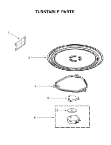 Turntable Parts parts for Whirlpool Microwave/Hood Combo WMH31017HZ6 from AppliancePartsPros.com