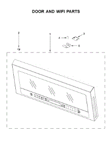 Door And Wifi Parts parts for Whirlpool Microwave/Hood Combo WMH78019HB3 from AppliancePartsPros.com