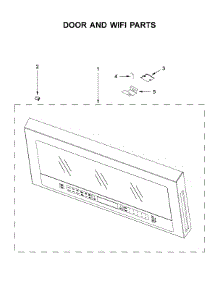 Door And Wifi Parts parts for Whirlpool Microwave/Hood Combo WMH78019HW4 from AppliancePartsPros.com