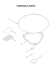 Turntable Parts parts for Whirlpool Microwave/Hood Combo WML55011HS3 from AppliancePartsPros.com