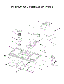 Interior And Ventilation Parts parts for Whirlpool Microwave/Hood Combo WML55011HS5 from AppliancePartsPros.com
