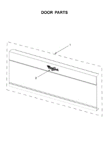 Door Parts parts for Whirlpool Microwave/Hood Combo WML75011HB5 from AppliancePartsPros.com
