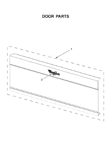 Door Parts parts for Whirlpool Microwave/Hood Combo WML75011HW8 from AppliancePartsPros.com