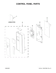 Control Panel Parts parts for Whirlpool Built-In Microwave WMT50011KS0 from AppliancePartsPros.com