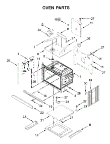 Oven Parts parts for Whirlpool Wall Oven/Microwave Combo WOC54EC0HB02 from AppliancePartsPros.com