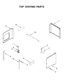 Top Venting Parts parts for Whirlpool Wall Oven/Microwave Combo WOC54EC0HB02 from AppliancePartsPros.com