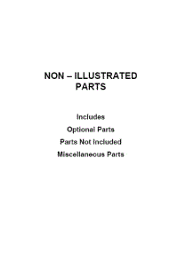 Optional Parts (Not Included) parts for Whirlpool Wall Oven/Microwave Combo WOC54EC0HB02 from AppliancePartsPros.com