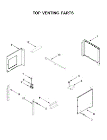 Top Venting Parts parts for Whirlpool Wall Oven/Microwave Combo WOC54EC0HS03 from AppliancePartsPros.com