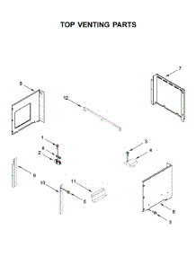 Top Venting Parts parts for Whirlpool Wall Oven/Microwave Combo WOC54EC0HS04 from AppliancePartsPros.com