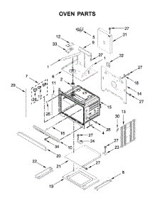 Oven Parts parts for Whirlpool Wall Oven/Microwave Combo WOC54EC0HW04 from AppliancePartsPros.com
