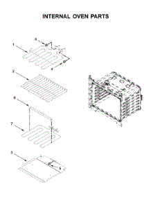 Internal Oven Parts parts for Whirlpool Wall Oven/Microwave Combo WOC54EC0HW04 from AppliancePartsPros.com
