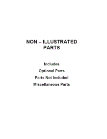 Optional Parts (Not Included) parts for Whirlpool Wall Oven/Microwave Combo WOC54EC7HS02 from AppliancePartsPros.com