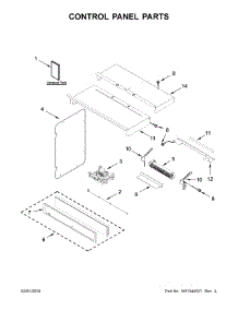 Control Panel Parts parts for Whirlpool Wall Oven/Microwave Combo WOC75EC0HS02 from AppliancePartsPros.com