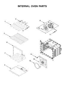 Internal Oven Parts parts for Whirlpool Wall Oven/Microwave Combo WOC75EC0HS02 from AppliancePartsPros.com