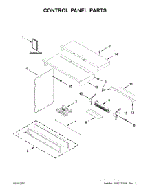 Control Panel Parts parts for Whirlpool Wall Oven/Microwave Combo WOC75EC0HV03 from AppliancePartsPros.com