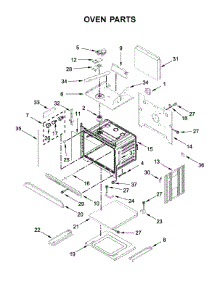 Oven Parts parts for Whirlpool Wall Oven/Microwave Combo WOC75EC0HV03 from AppliancePartsPros.com