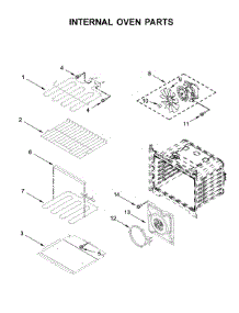 Internal Oven Parts parts for Whirlpool Wall Oven/Microwave Combo WOC75EC0HV03 from AppliancePartsPros.com