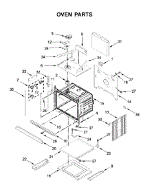 Oven Parts parts for Whirlpool Wall Oven/Microwave Combo WOC75EC0HV04 from AppliancePartsPros.com