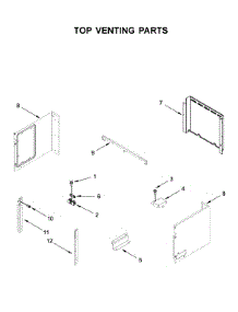 Top Venting Parts parts for Whirlpool Wall Oven/Microwave Combo WOC75EC0HV04 from AppliancePartsPros.com