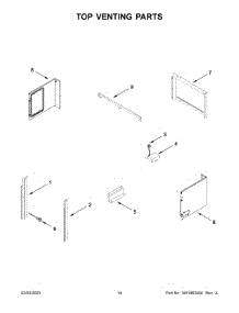 Top Venting Parts parts for Whirlpool Wall Oven/Microwave Combo WOC75EC0HV22 from AppliancePartsPros.com