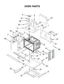 Oven Parts parts for Whirlpool Wall Oven/Microwave Combo WOC75EC7HS02 from AppliancePartsPros.com